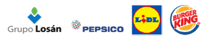 Clienti Grupo Herce in proiecte industriale: Grupo Losan, PepsiCo, Lidl, Burger King