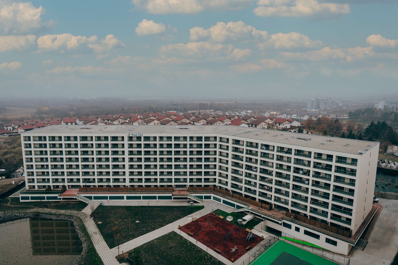 Vedere aeriana VIVACITY Residence Gheorgheni, Cluj-Napoca, proiect finalizat integral